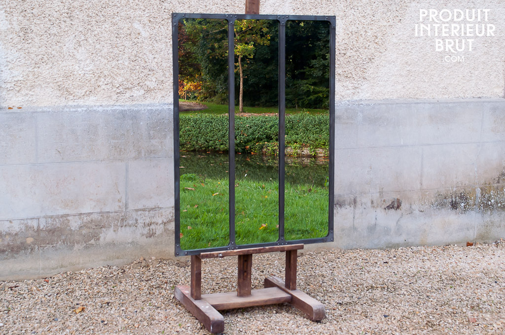 Commander un miroir d'atelier style industriel