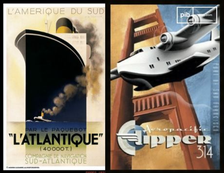 Affiche de voyages de masse fière des machines artificielles