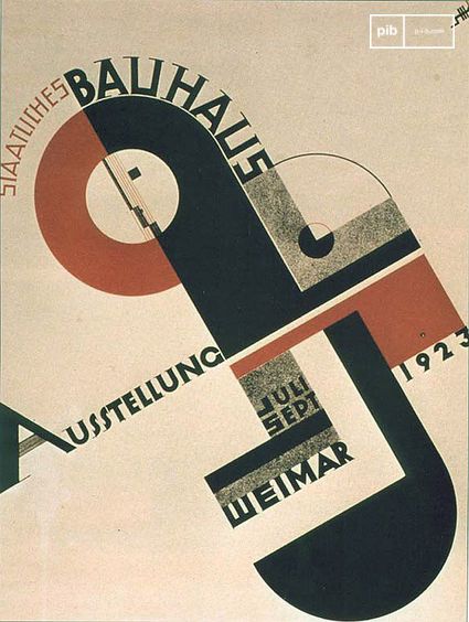 Affiche du Bauhaus de 1923