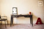 Ancienne collection de bureau vintage de style industriel