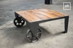 Ancienne collection de table basse industrielle