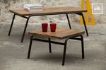 Ancienne collection de table d'appoint industrielle