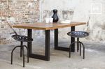 Ancienne collection de table industrielle