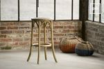 Ancienne collection de tabouret vintage de style campagne