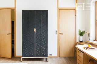 Armoire scandinave en métal lennon