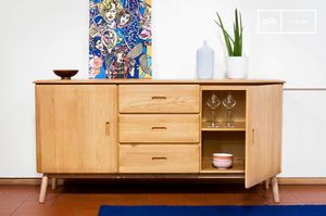 Buffet en chêne clair Kadrell