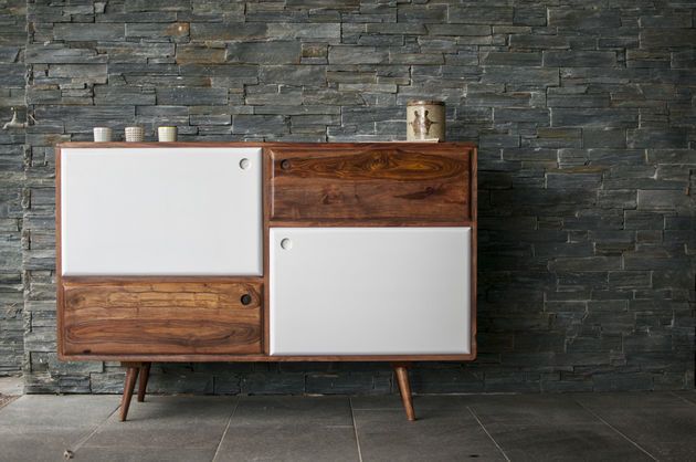 Buffet vintage en bois 1969