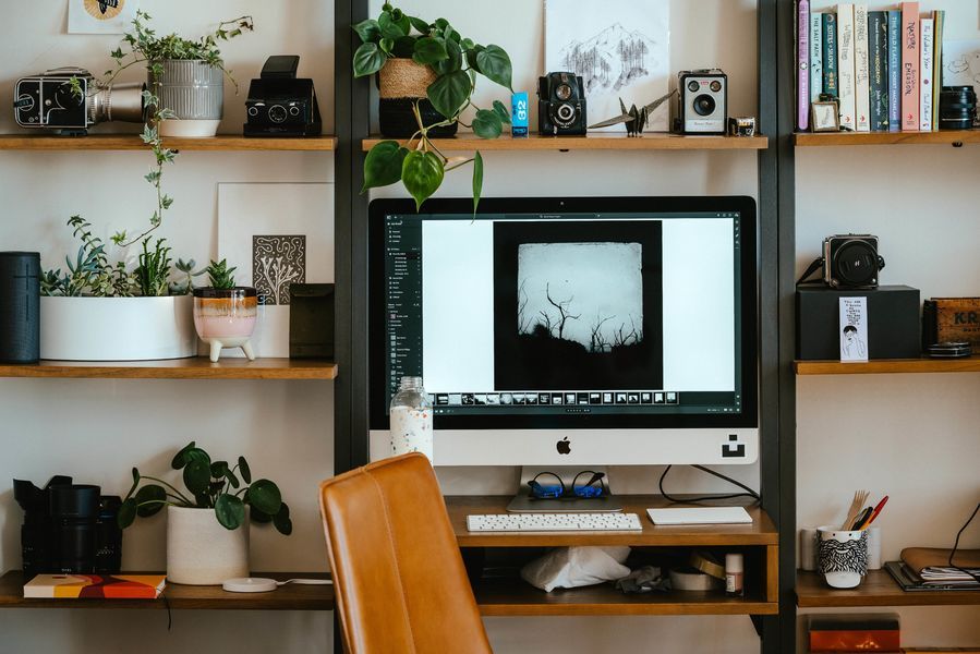 Bureau dans l´armoire