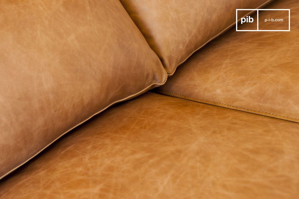 Des coussins généreusement rembourrés pour un confort enveloppant.