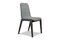 Miniature Chaise en bois noir et tissu poivre et sel Estella Détouré