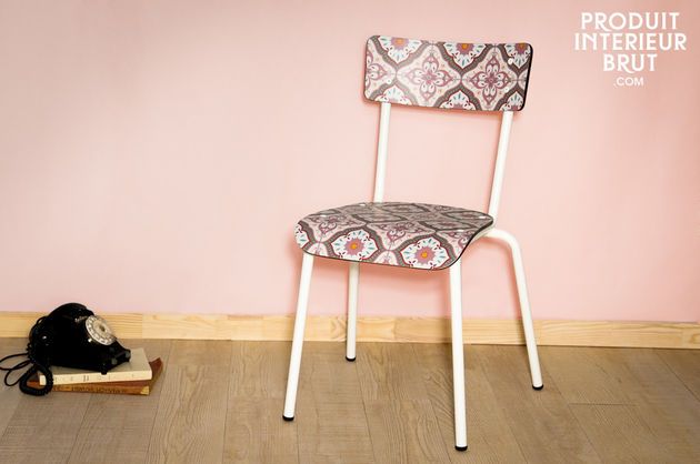 Chaise Gambettes Carreaux de ciment