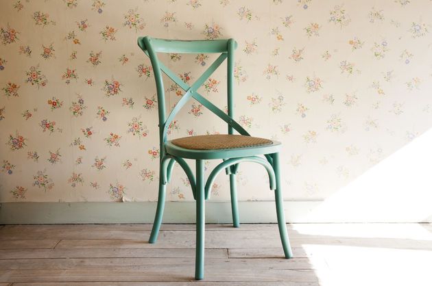 Chaise Pampelune turquoise