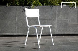Chaise Scandinave Skole blanche