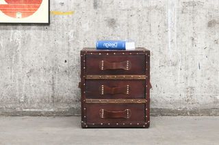 Commode en cuir Edgar