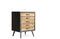 Miniature Commode en bois veilli  Van Ness Détouré
