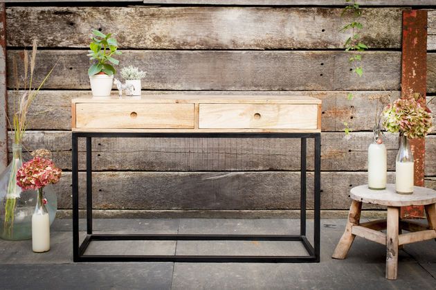 Console à tiroirs en bois Austin
