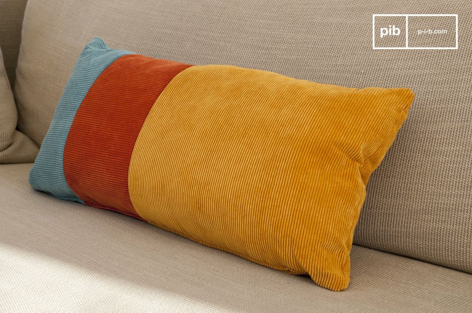 Joli coussin tricolore.