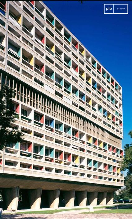 Début du style International - L'Unité d'habitation à Marseille