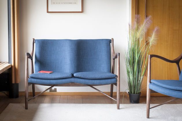 Double fauteuil en frêne Graham