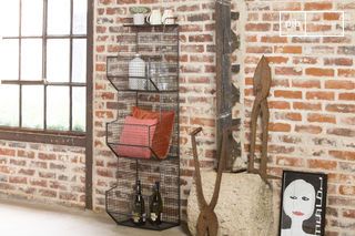 Etagère de rangement en métal Harlem
