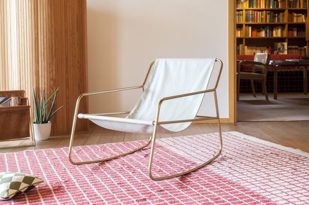 Fauteuil à bascule scandinave Lund