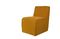 Miniature Fauteuil Alborg en feutrine ocre Détouré