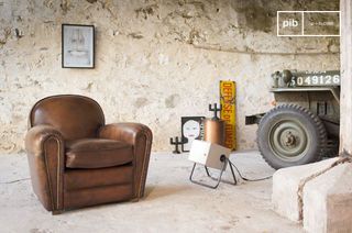 Fauteuil Club English Coffee