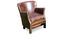 Miniature Fauteuil du professeur en cuir noisette Turner Détouré