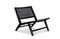 Miniature Fauteuil en cannage noir  Thisted Détouré
