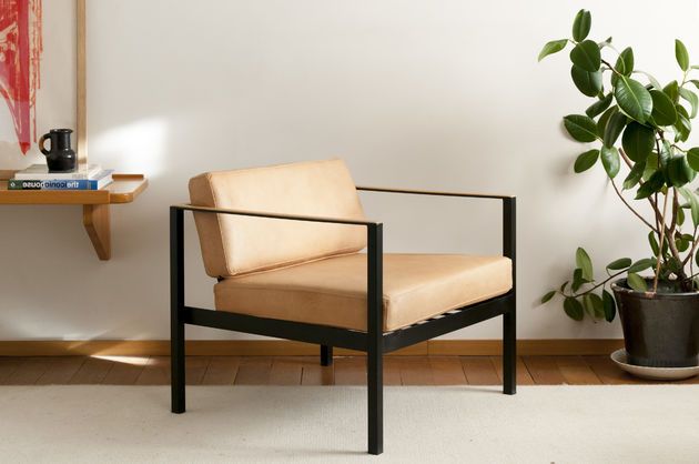 Fauteuil en cuir Avayona