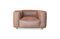 Miniature Fauteuil en cuir camel  Krieger Détouré