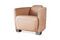 Miniature Fauteuil en cuir camel Red Baron Détouré