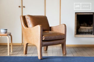 Fauteuil en cuir Edimbourg
