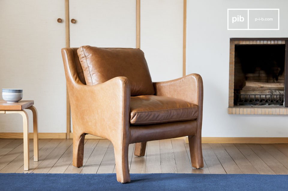 Fauteuil en cuir Edimbourg