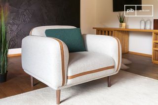 Fauteuil en laine Britta