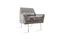 Miniature Fauteuil lounge en tissu  Hilda Détouré