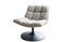 Miniature Fauteuil rotatif en tissu gris Mesh Détouré