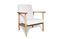 Miniature Fauteuil rétro en bois massif Anglet Détouré