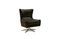 Miniature Fauteuil rotatif en velours anthracite  Balmat Détouré