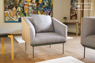 Fauteuil scandinave Jackson