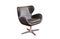 Miniature Fauteuil vintage en cuir  Orchestra Détouré