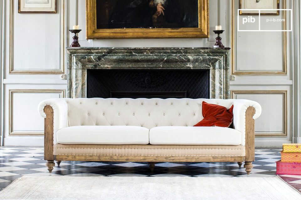 Grand Canapé Chesterfield Montaigu