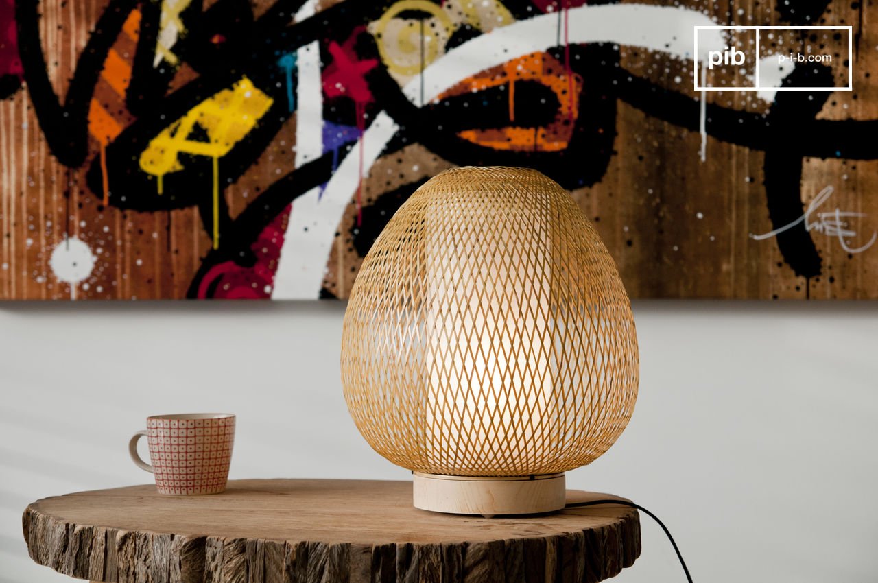 Lampe de table traditionnelle zen créative nordique