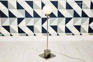 Lampe vintage métallique snowball