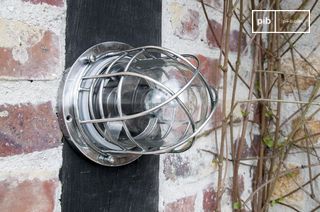 Lampe industrielle murale paquebot coursive