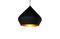 Miniature Lampe suspendue bombé noire Liselotte Détouré