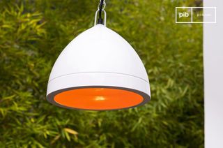 Lampe suspendue Këpsta blanche