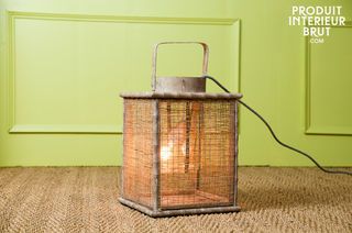 Lanterne tresse de bambou