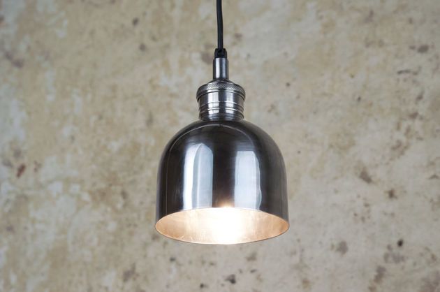 Lustre de comptoir argenté
