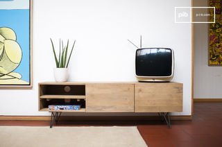 Meuble TV en bois Zurich